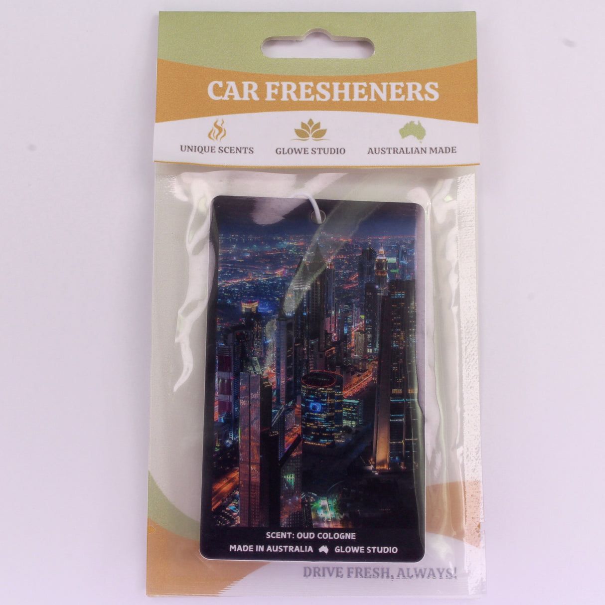 Oud Cologne Car Freshener | Masculine & Spiced