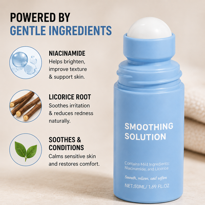 Glowe Studio™ Smooth Rescue - Post-Shave Smoothing Roller