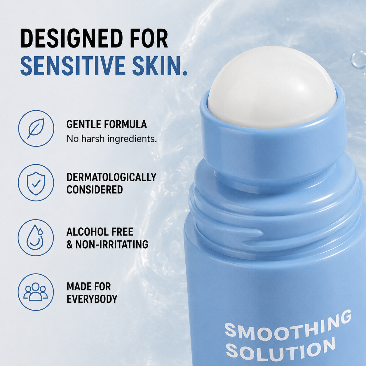 Glowe Studio™ Smooth Rescue - Post-Shave Smoothing Roller