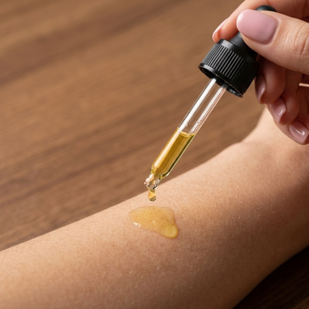 Apply the oil
